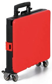 Skladací nákupný vozík 30L, nosnosť 30 kg, 4 otočné kolieska