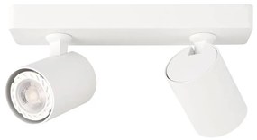 Italux SPL-2071-2-MB-WH - Bodové svietidlo LUMSI 2xGU10/35W/230V biela IT0566