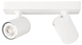 Italux SPL-2071-2-MB-WH - Bodové svietidlo LUMSI 2xGU10/35W/230V biela IT0566