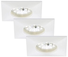 Briloner 7205-036 - SADA 3x LED Podhľadové svietidlo ATTACH LED/5W/230V IP44 biela