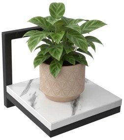 Stojan na kvety TORGET biely mramor