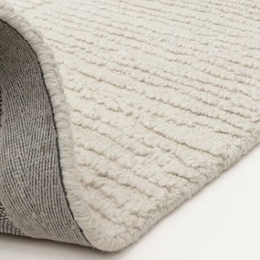 Slonovinový ručne tkaný vlnený koberec 200x290 cm Zennith Column – Asiatic Carpets