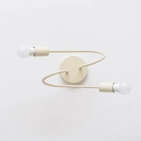 Prisadený luster OXFORD 2xE27/15W/230V krémový