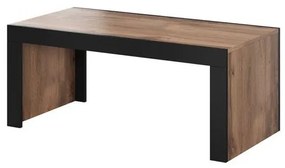 Konferenčný stolík LINARES - dub wotan / čierny