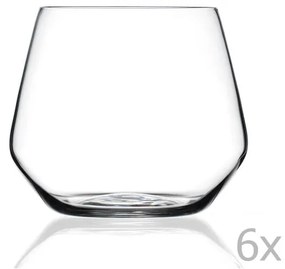 Súprava 6 pohárov RCR Cristalleria Italiana Ambra