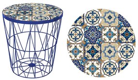 Konferenčný stolík Boho modrý