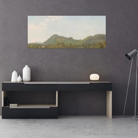 Obraz - Simon Denis,  View Near Naples, reprodukcia (120x50 cm)