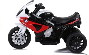 LEAN CARS Elektrická trojkolka motorka BMW S1000RR, červená