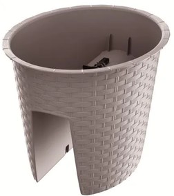Kvetináč Ratolla Railing hnedý