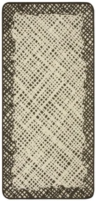 Protišmykový kuchynský koberec/ behúň Flex 19654/19 hnedý