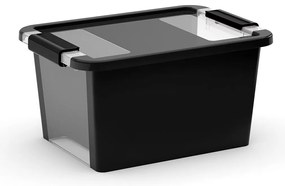 Úložný box z recyklovaného plastu s vekom, veľkosť S - 11 l, 19x36,5x26 cm