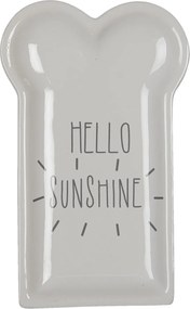 Keramický tanierik Hello Sunshine - 10*17*2 cm