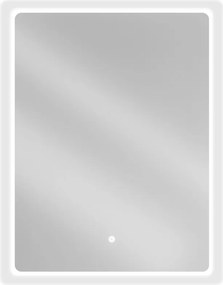 Mexen Sun, LED kúpeľňové zrkadlo s podsvietením 60x80 cm, 6000K, ochrana proti zahmlievaniu, 9807-060-080-611-00