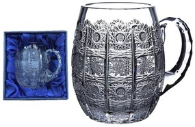 Onte Crystal Bohemia Crystal ručne brúsený pivný polliter 500pk 1KS