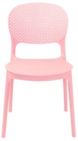 Dekorstudio Plastová stolička FLEX ružová
