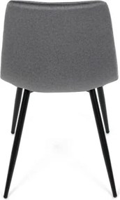 Jedálenská stolička zamatová, sivá DCL-X7015 GREY2