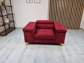 KRESLO VIKTORIA RÔZNÉ ČALÚNENIA ZAMAT EKO-KOŽA LÁTKA