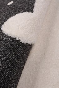 Koberec SKANDI KIDS A1098A antracitový / krémový