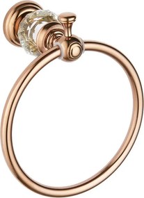 Mexen Estela, držiak na uteráky Ring, ružové zlato, 7011532-60