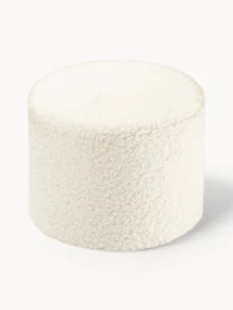 Detská taburetka z plyšu Sugar, Ø 40 cm