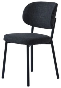 Tmavosivá jedálenská stolička Fowler – Unique Furniture