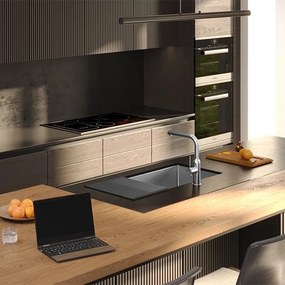 Quadron ANTHONY, oceľový drez 740x440x205 mm, brúsená oceľ, ZLE-90056