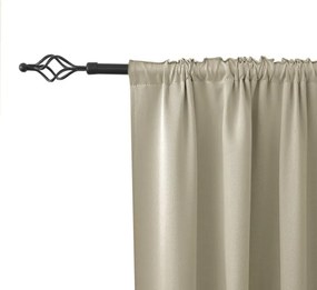 Závěs OXFORD 140x270 cm, světle béžový Zavesenie: Riasiaca páska