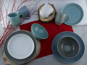 Jedálenský servis (16 dielov) Allegra, farebný