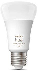 PHILIPS HUE Múdra LED stmievateľná žiarovka HUE s funkciou RGB, E27, A60, 9W, 1100lm, teplá biela-studená biela