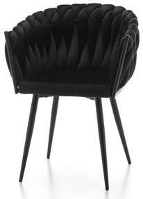 Jedálenská stolička latina čierna | jaks