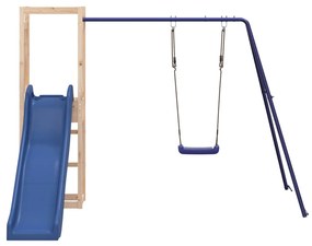 Vonkajšia súprava na hranie masívna borovica