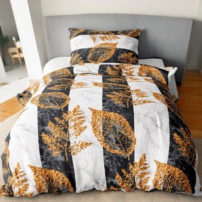 Bavlnené obliečky RENA GOLDEN LEAFS 2-dielna sada 140x200 cm