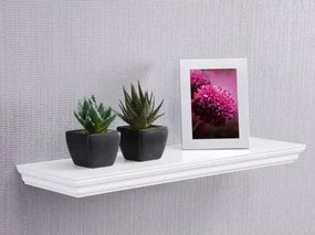 Nástenná polica Landwood, šírka 60 cm, biela%
