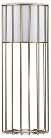 Kvetináč na stojane LOFT II 55 cm zlatý/biely