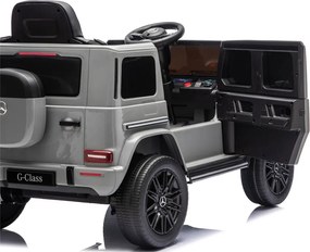 LEAN CARS Akumulátorové vozidlo Mercedes G 4x4 24 V 2580, šedé