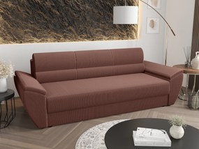 Pohovka trojsedačka Radiant Bis (hnedá). Akcia -20%. Vlastná spoľahlivá doprava až k Vám domov. 1056845