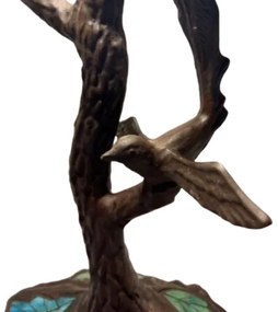 Lampa Tiffany stolová WINE OVAL 42*64