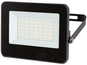 RABALUX Vonkajší nástenný bodový LED reflektor FLOOD, 30W, denná biela, IP65, čierny