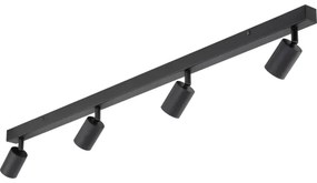 Bodové svietidlo NEX 4xGU10/10W/230V čierna