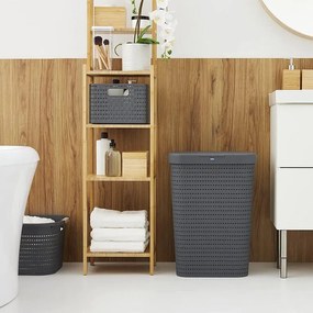 Kôš na špinavú bielizeň COUNTRY antracit, 55 l