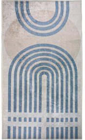 Modrý/sivý koberec 140x80 cm - Vitaus