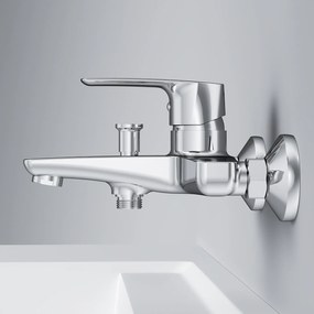 Vaňová a sprchová batéria AM.PM Gem F90A10000 jednopáková, chróm