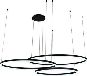 LED Stmievateľný luster na lanku LED/170W/230V 3000-6500K + diaľkové ovládanie