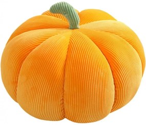 Dekoračný vankúš v tvare tekvice PUMPKIN 18 cm, oranžový