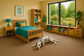 Condor Carpets, Koberec metráž Udinese hnedý - neúčtujeme odrezky z role, na mieru, šíře 4m,na mieru, neúčtujeme odrezky, hnedá, filc, chodba / predsieň