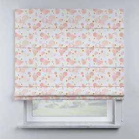 Bielo-ružová detská roleta 170x160 cm Magic - Yellow Tipi