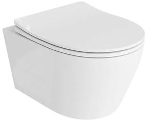 Závesná WC misa Denver s doskou volne padajúca