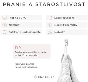 Uterák Classic 50 x 100 cm svetlosivý, 100% bavlna