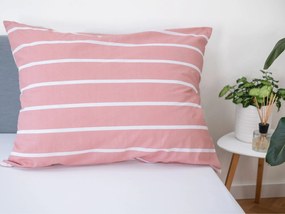 Bavlnená obliečka na vankúš 70 × 90 cm - Kamala ružová