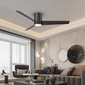 Immax NEO 07135-B-LED Stropný ventilátor FRESH 18W/230V Wi-Fi Tuya čierna +DO